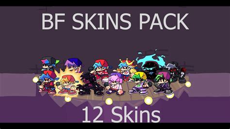 Fnf Bf Skins Pack Youtube