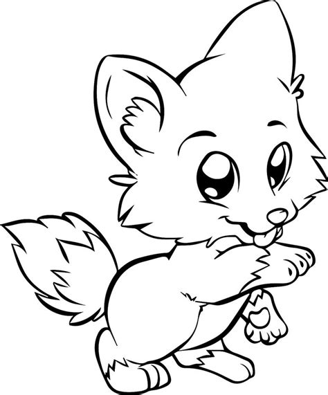 Anime Puppy Coloring Pages At Free Printable