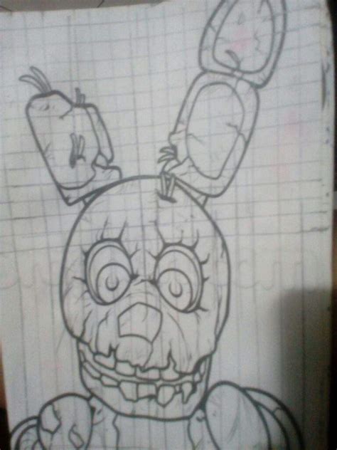 Como Dibujar A Springtrap Fnaf How To Draw Springtrap