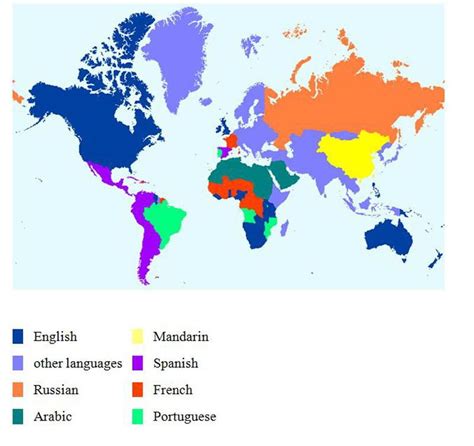 Lenguas M S Habladas Del Mundo Gr Ficas Y Estad Sticas World Map Art