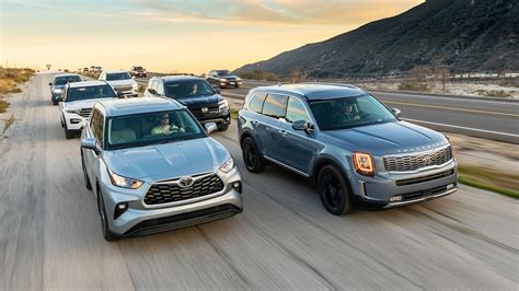 The Best Three Row Midsize Suvs To Buy For 2021