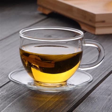 Wholesale Borosilicate Glass Flower Small Tea Cups In Chinese Hejian Jia Teng Glass Product Co