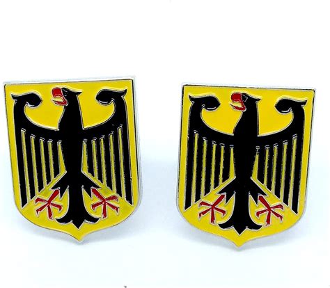 Patch Nation Deutsch Königlichem Wappen Bundesadler Deutschland Flaggen