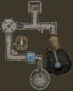 Clean Crypt Tomb Dungeon Map For Dnd Roll By Savingthrower On