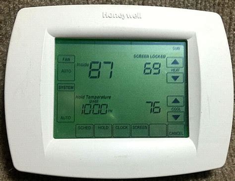 Honeywell Th U Vision Pro Touchscreen Day Programmable Thermostat For Sale Online
