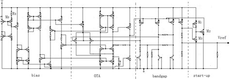The Whole Circuit Of The Bandgap Voltage Reference Download