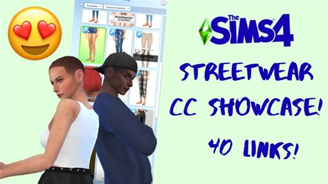 Sims 4 Streetwear Cc Showcase 40 Cc Links Youtube