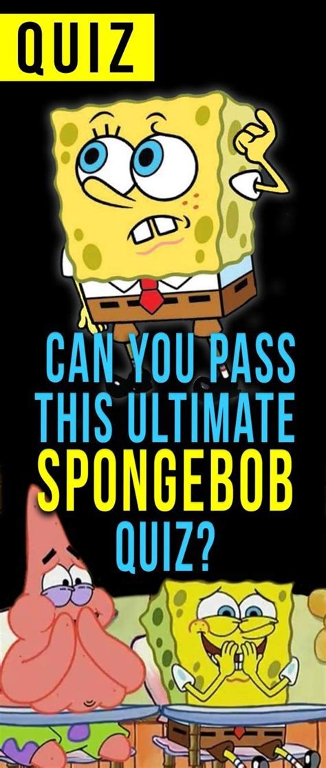Take Up The Challenge If You Are A True Spongebob Fan Trivia Quiz
