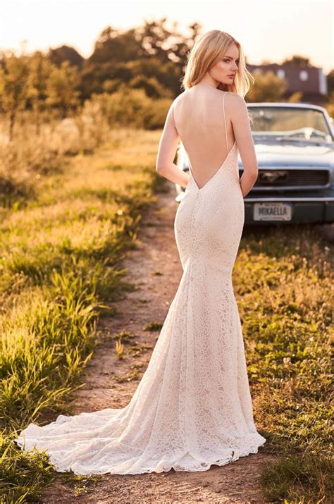 Casually Elegant Lace Wedding Dress Style 2280 Mikaella Bridal