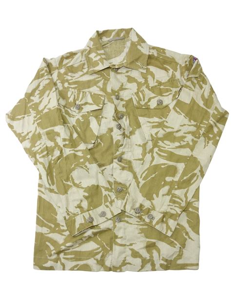 Original British Army Surplus Soldier 95 Desert Dpm Camo Combat Shirt