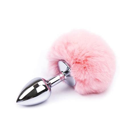 Buy Anal Toy Butt Plug Stainless Steel Bunny Tail Anal Plug Anal Sex