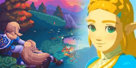 Breath Of The Wild Pixel Fan Art Creates Stunning SNES-Style Start Screen