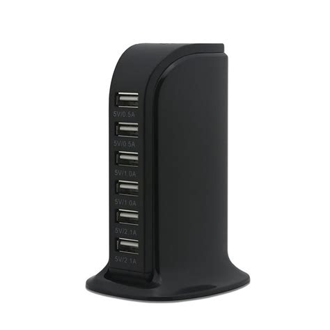 Buy Catzon 6 Port Usb Wall Charger Desktop Charging Station Quick