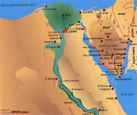 Map Egypt Red Sea