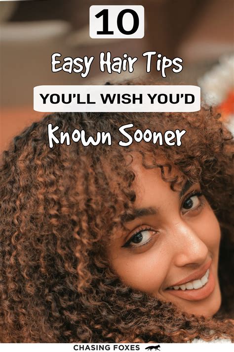 10 Easy Hair Tips And Tricks Youll Wish Youd Known Sooner In 2020