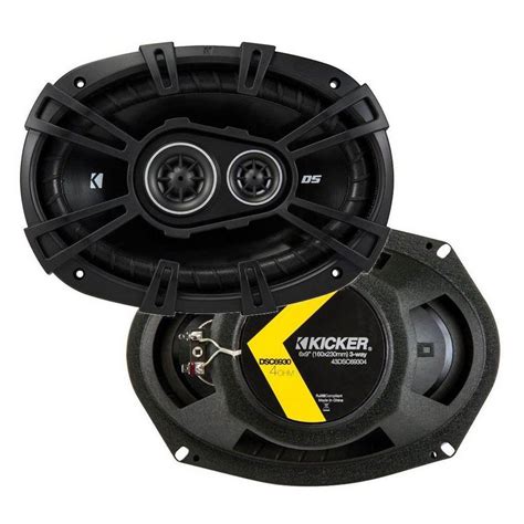 Kicker D Series 6x9 360 Watt 3 Way Car Audio Coaxial Speakers