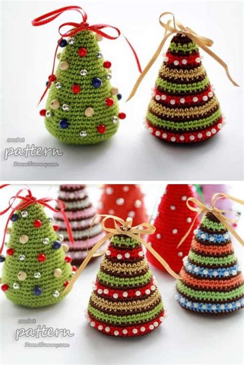 crochet christmas decorations {make some cute ornaments for your tree } crochet christmas