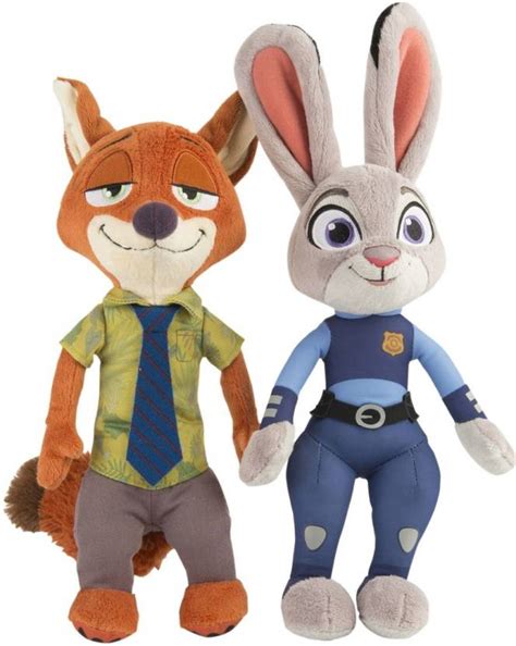 Kuhu Creations Zootopia Judy Hopps And Nick Wilde Plush Toy For Kids And