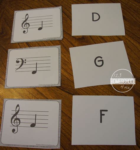 Free Music Note Flashcards