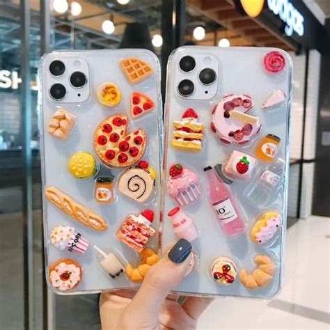 Cute 3d Food Phone Cases Food Phone Cases Diy Phone Case Phone Cases