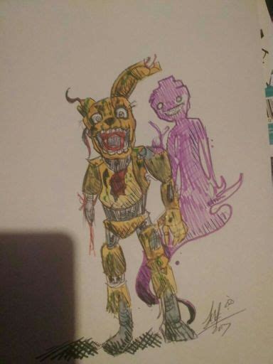 Springtrappurple Guy Doodle Five Nights At Freddys Amino