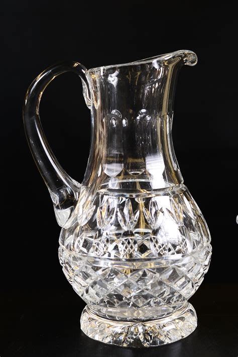 Collection Of Antique Brilliant Cut Crystal Pitchers Ebth