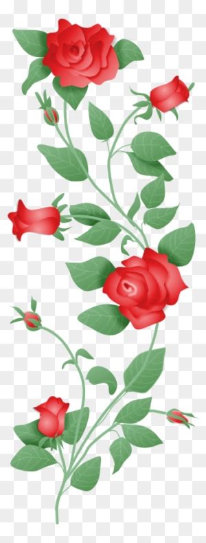 Red Rose Vine Clip Art