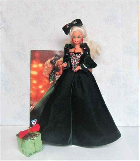 1991 Happy Holidays Barbie 1871 No Box 90s Holiday Barbie Special Edition Collector Barbie Etsy