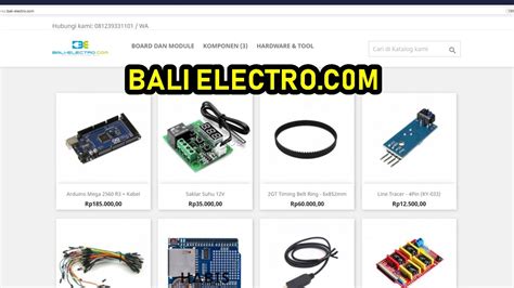 Tempat Beli Komponen Elektronika Di Bali Electro Youtube