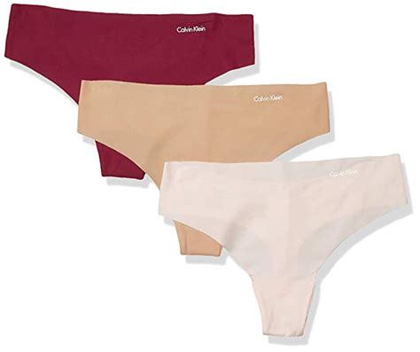Calvin Klein Calvin Klein Underwear Womens 3 Pack Invisibles Thongs
