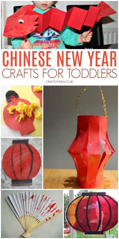Simple Chinese New Year Crafts For Kids Rectangle Circle