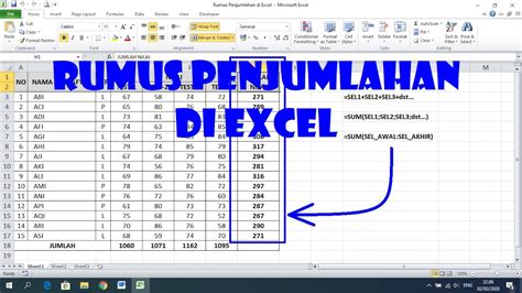 Menyajikan Jumlah Data yang Persis Sama di Excel