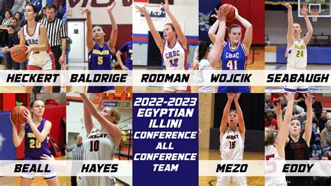 2022 2023 Girls Egyptian Illini All Conference Team Announced I70sports