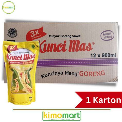 Jual Karton Dus Minyak Goreng Kunci Mas Ml Liter Pcs