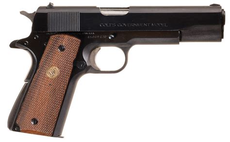 Colt Government Model Mk Iv Series 70 Semi Automatic Pistol
