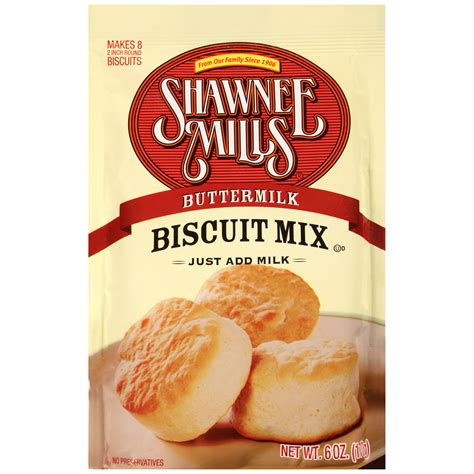 Shawnee Mills Buttermilk Biscuit Mix 6 Oz Pouch