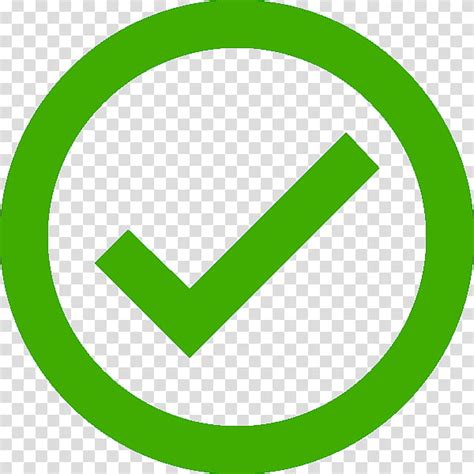 Green Check Mark Icon In A Circle Royalty Free Vector