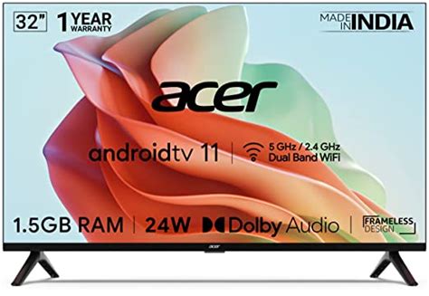 Acer 80 Cm 32 Inches I Series Hd Ready Android Smart Led Tv