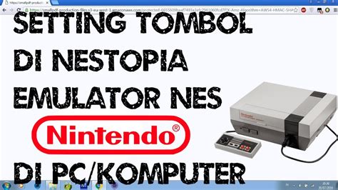 Cara Setting Tombol Di Nestopia Emulator Nes Nintendo Di Komputerpc