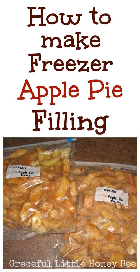 This Freezer Apple Pie Filling Is An Easy And Delicious Way To Use In Season Or On Sale Apples