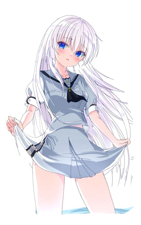 Naruse Shiroha Summer Pockets Absurdres Commentary Request Highres Girl Ascot Black