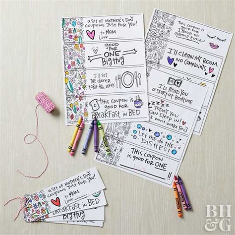 Adorable Mothers Day Coupon Printables Better Homes