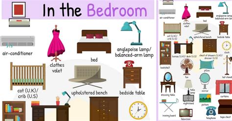 Do you think bedroom furniture names in english looks great? Bedroom Furniture: Things in the Bedroom with Pictures • 7ESL
