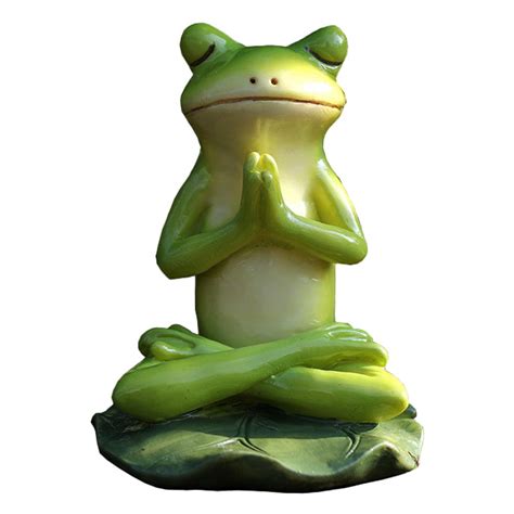 Creative Resin Frogs Sculptures Lovely Frogs Figurines Outdoor Frogs