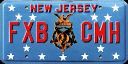 New Jersey Congressional Medal Of Honor License Plates