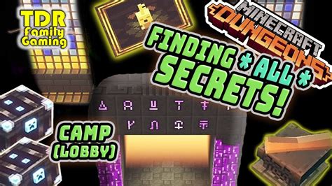 All Camp Lobby Secrets In Minecraft Dungeons Unlock Secret Cow