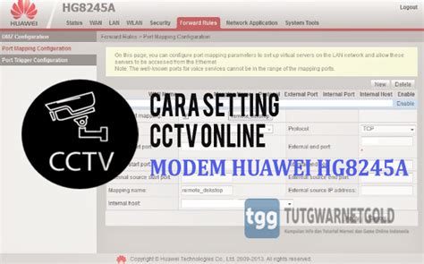 Forgot password to huawei hg8245 router. Cara Mudah Setting CCTV Modem Huawei HG8245A