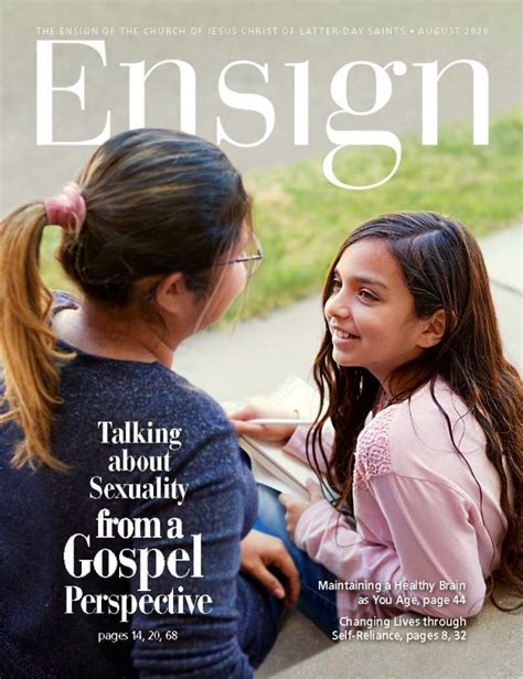 Aug 2020 Ensign Lds365 Resources From The Church And Latter Day Saints