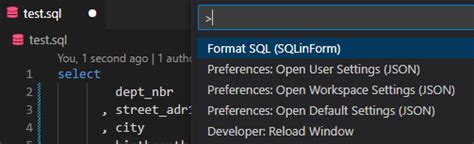 Free Visual Code Sql Formatter