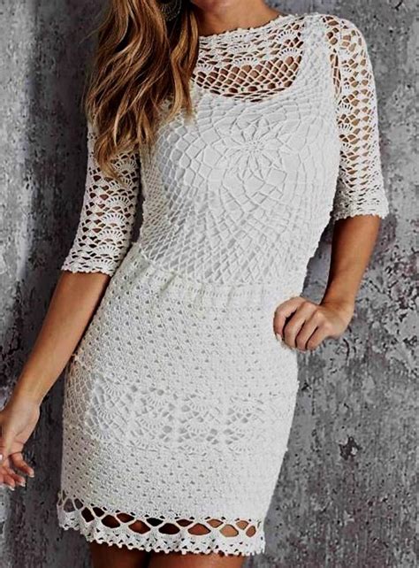 Summer Dress With Free Pattern Crochet Works